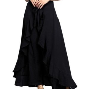 Pants with Skirt Overlay